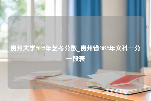 贵州大学2022年艺考分数_贵州省2022年文科一分一段表